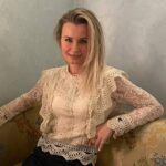 The photo shows Olga Kotlewska, a client for whom the agency developed a web design